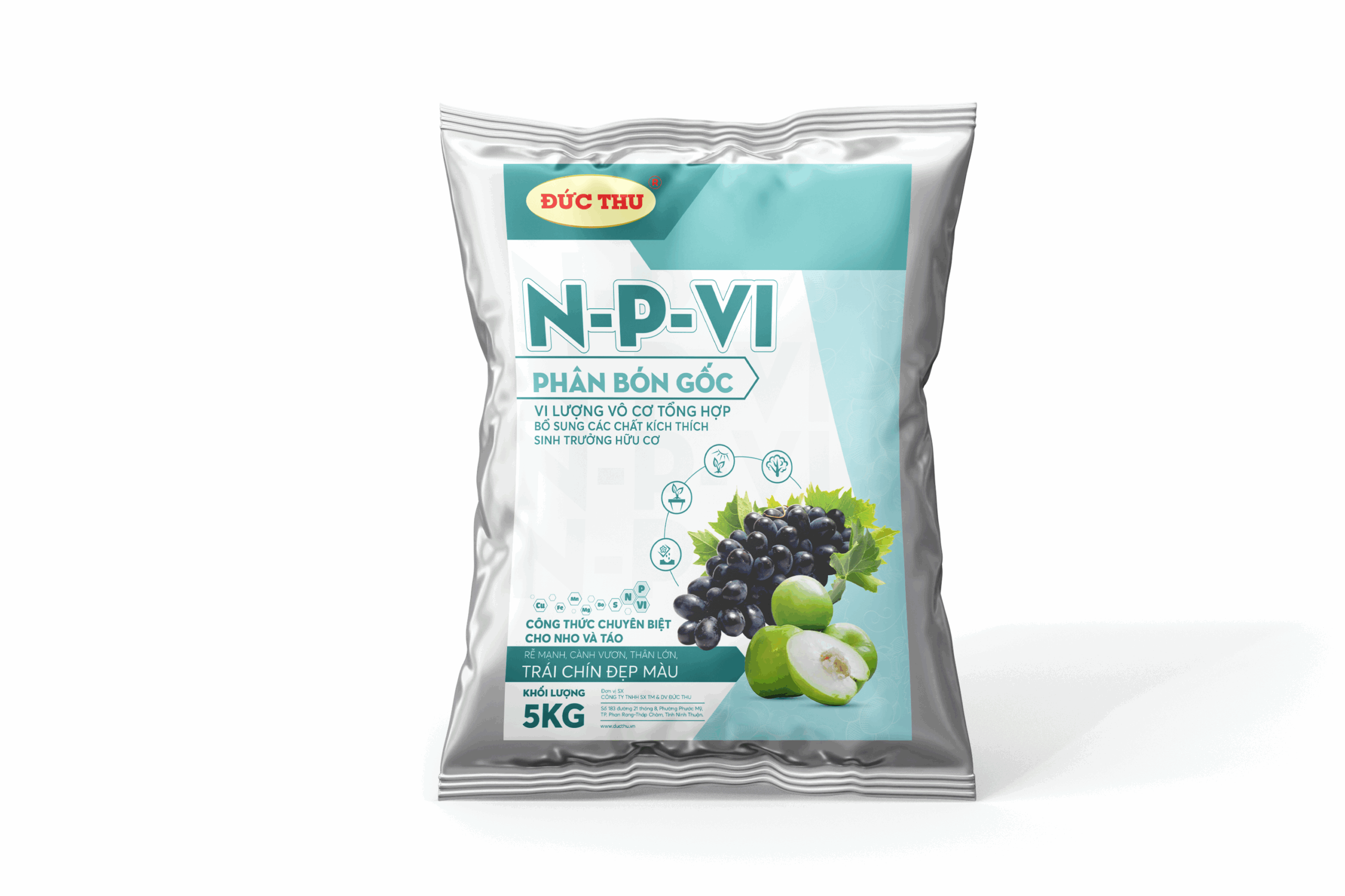 Phân Bón Gốc Vi Lượng N-P-Vi PLUS công thức chuyên biệt cho nho và táo